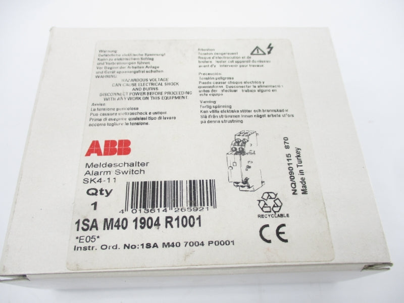 ABB 1SAM401904R1001 SK4-11 690V 10A NSMP
