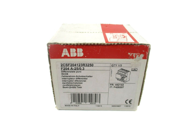 ABB 2CSF204123R3250 F204A-25/0,3 NSFS