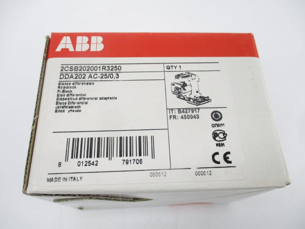 ABB 2CSB202001R3250 DDA202AC-25/0,3 240/415V 25A NSMP