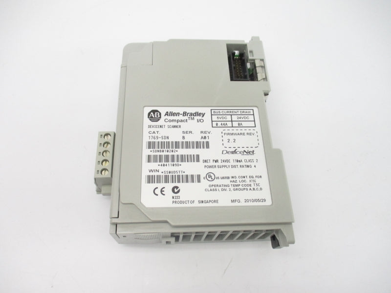 ALLEN BRADLEY 1769-SDN SER. B F/W 2.2 24VDC 0.44A NSMP