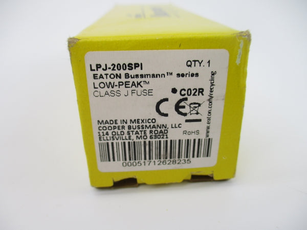 BUSSMANN LPJ-200SP 600VAC 200A (YL/YL) NSMP