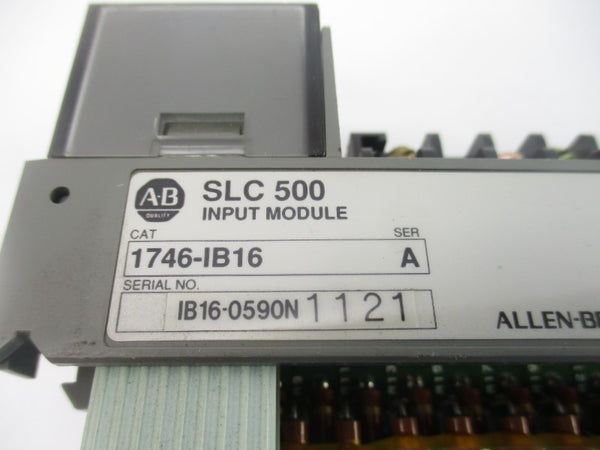 ALLEN BRADLEY 1746-IB16 SER. A 10-30VDC (NO DOOR) UNMP