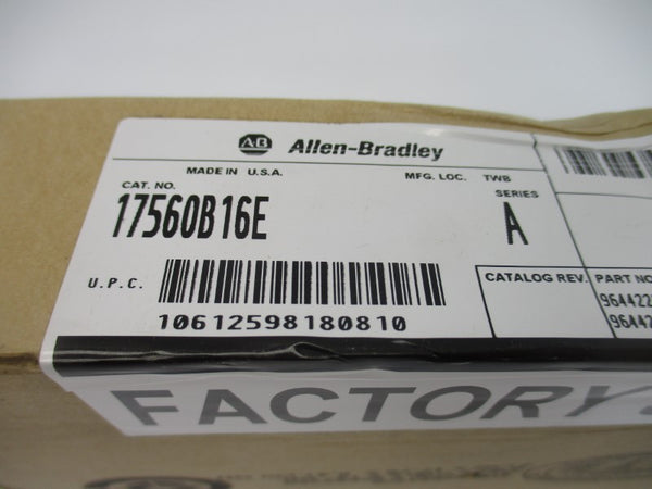 ALLEN BRADLEY 1756-OB16E SER. A F/W 3.3 DATE: 2008 NSFS