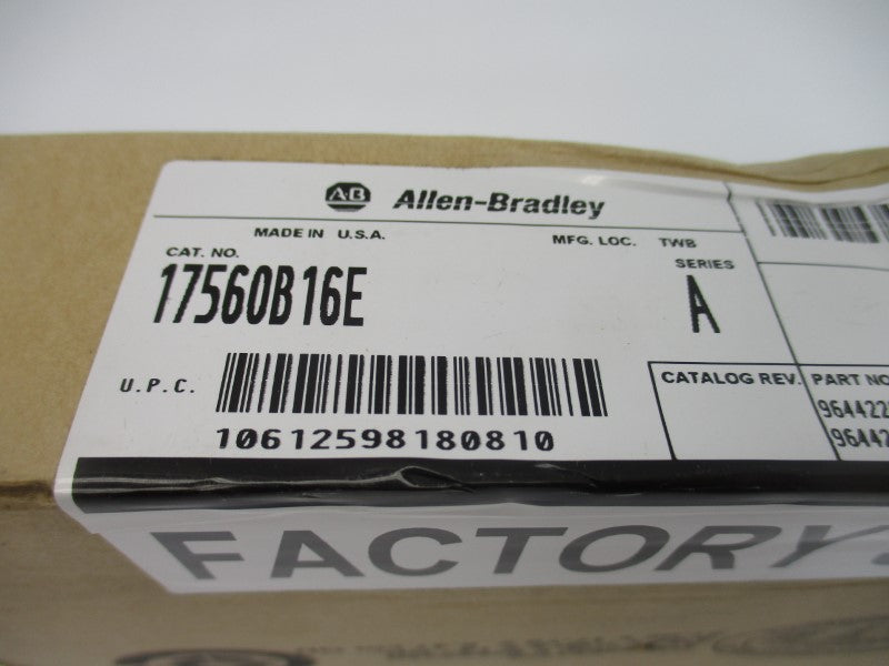 ALLEN BRADLEY 1756-OB16E SER. A F/W 3.3 DATE: 2008 NSFS