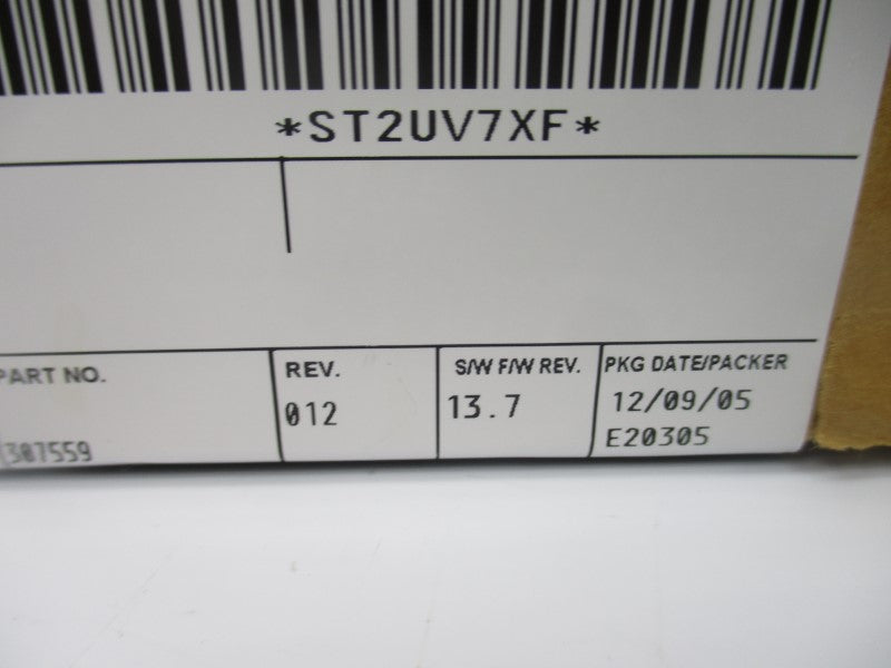 ALLEN BRADLEY 1756-M08SE SER. B F/W 13.7 DATE: 2005 NSFS