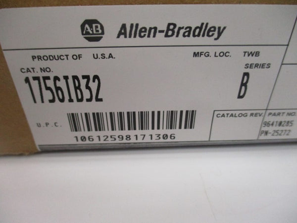 ALLEN BRADLEY 1756-IB32 SER. B F/W 3.5 DATE: 2010 NSFS
