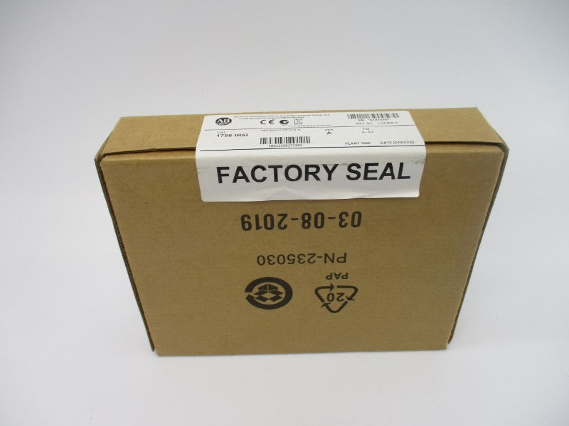 ALLEN BRADLEY 1756-IR6I SER. A F/W 1.12 DATE: 2019 NSFS