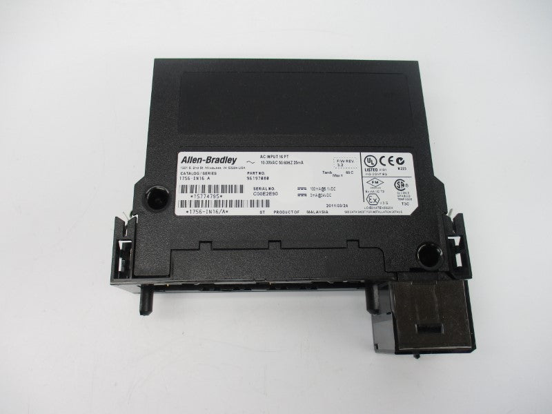 ALLEN BRADLEY 1756-IN16 SER. A F/W 3.2 10-30VAC (NO DOOR) NSMP