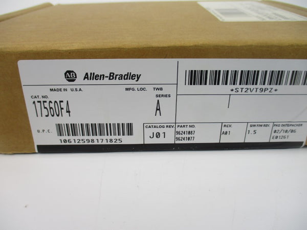 ALLEN BRADLEY 1756-OF4 SER. A F/W 1.5 24VDC NSMP