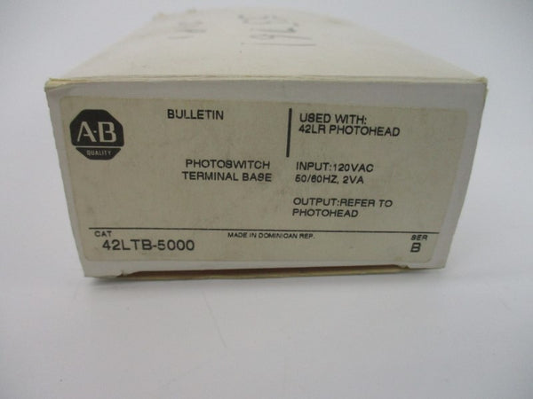 ALLEN BRADLEY 42LTB-5000 SER. B 120VAC (WH) NSMP