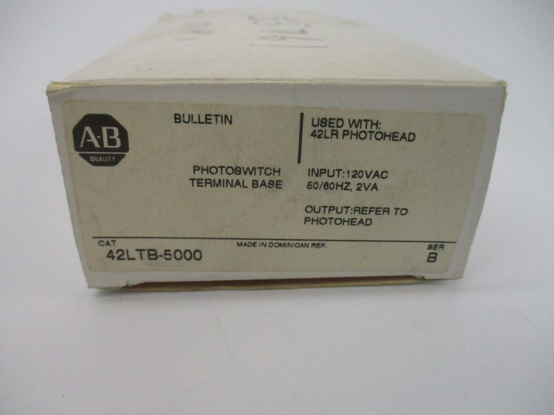 ALLEN BRADLEY 42LTB-5000 SER. B 120VAC (WH) NSMP