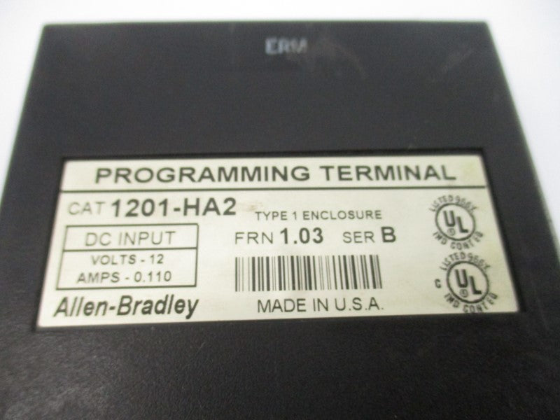 ALLEN BRADLEY 1201-HA2 SER. B F/W 1.03 12V 0.110A NSNP