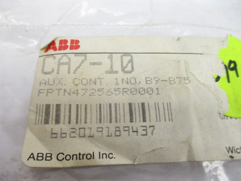 ABB CA7-10 600V 10A NSMP