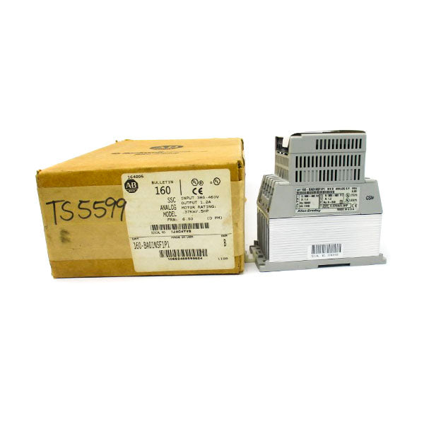 ALLEN BRADLEY 160-BA01NSF1P1 SER. B F/W 6.00 380-460V 1.2A (BR/WH) NSMP