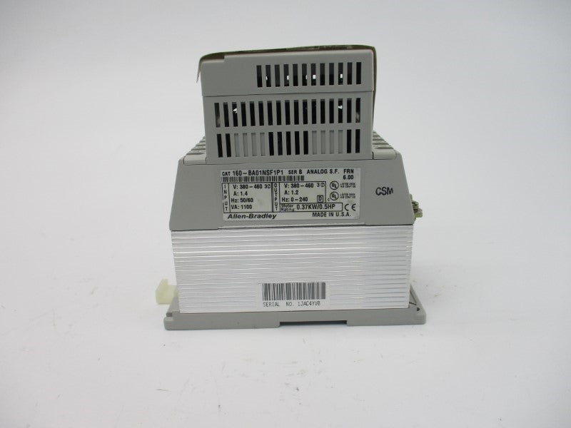 ALLEN BRADLEY 160-BA01NSF1P1 SER. B F/W 6.00 380-460V 1.2A (BR/WH) NSMP