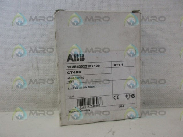 ABB 1SVR430221R7100 ALL-OR-NOTHING RELAY NSMP