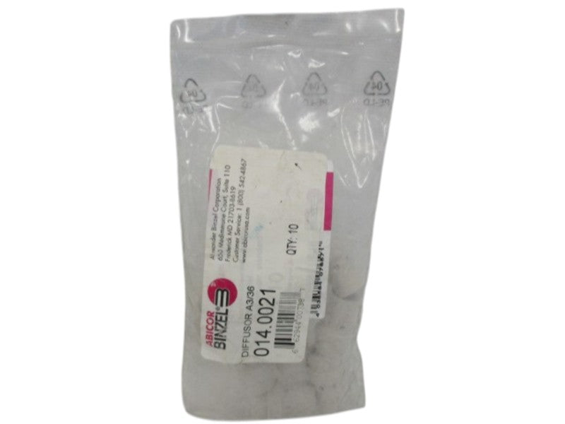 ABICOR BINZEL 014.0021 PK OF 10 DIFFUSOR A3/36 NSMP