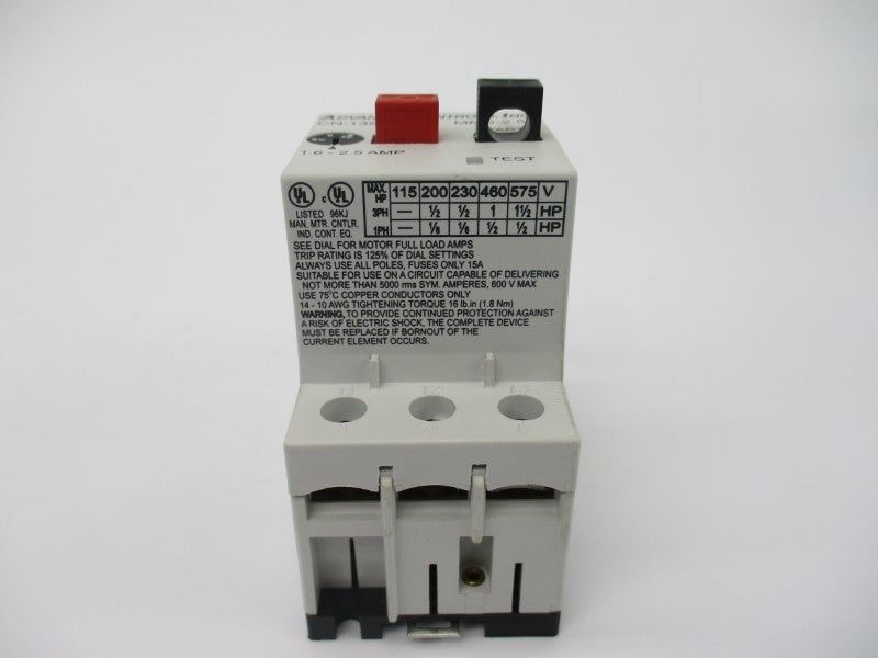 ADVANCE CONTROLS MMS-2.5 600V 1.6-2.5A NSMP