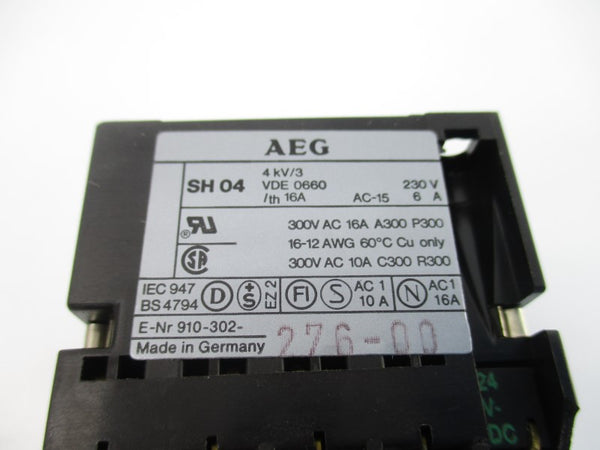 AEG SH0431E 24VDC 16A (AS PICTURED) NSNP