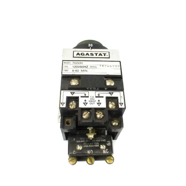 AGASTAT 7022AI 120V 6-60MIN UNMP