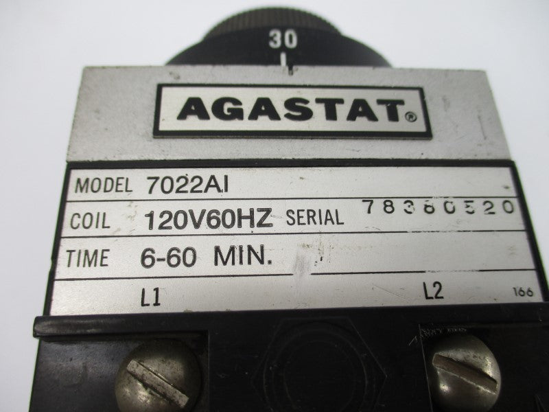 AGASTAT 7022AI 120V 6-60MIN UNMP