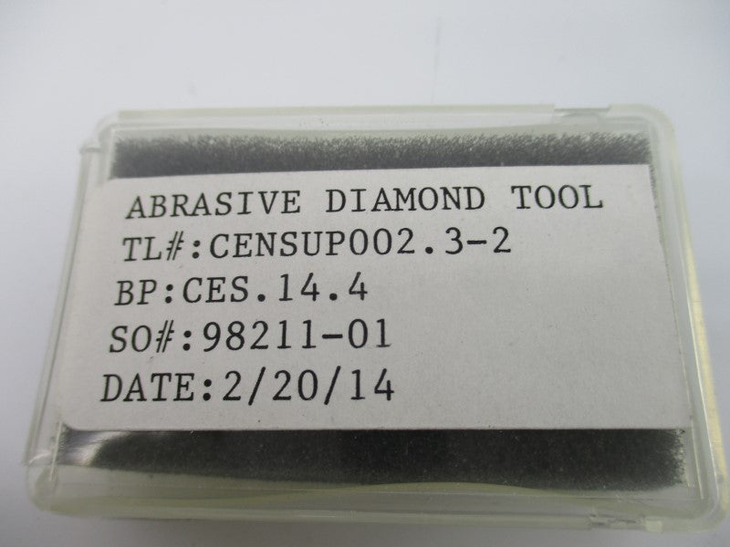 ABRASIVE DIAMOND TOOL CENSUP002.3-2 NSMP