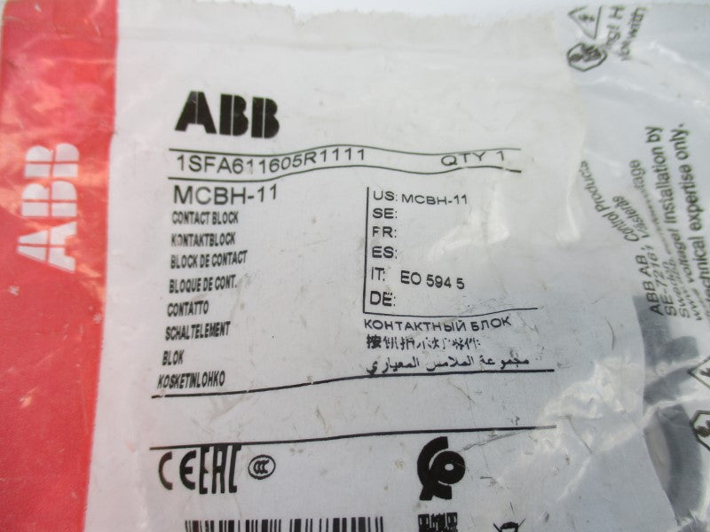ABB MCBH-11 1SFA611605R1111 400V 4A NSMP