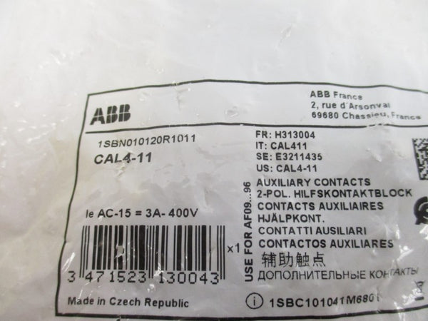 ABB CAL4-11 1SBN010120R1011 400V 3A NSMP