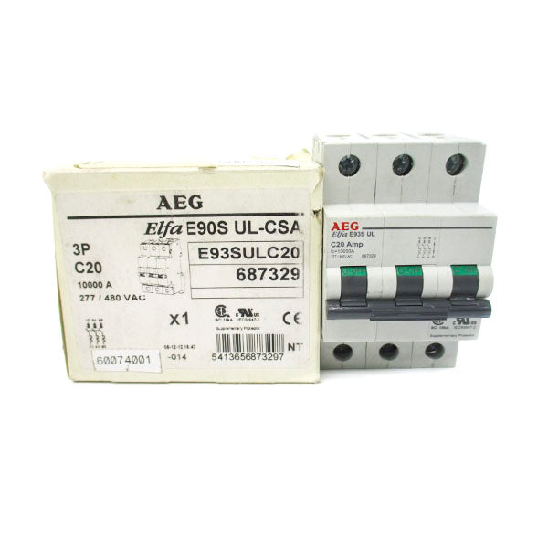 AEG E93SULC20 277/480VAC 20A NSMP