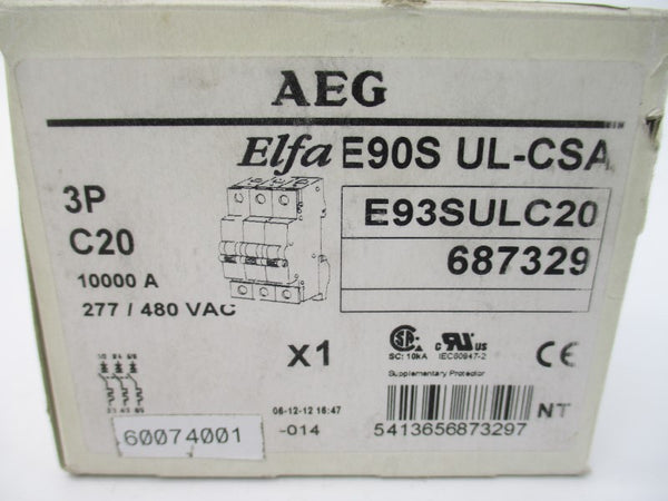 AEG E93SULC20 277/480VAC 20A NSMP