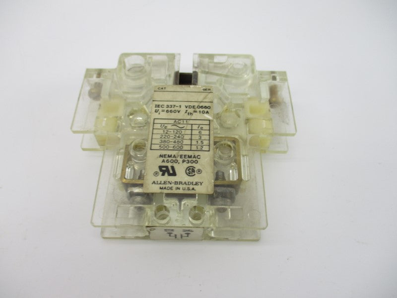 ALLEN BRADLEY 100-SD10 SER. A 500-600VAC 1.2A (BR/WH) NSMP