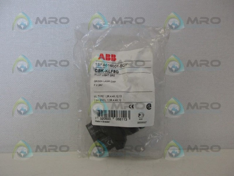 ABB 1SFA616001-BCY GREEN PILOT LIGHT NSMP