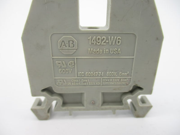 ALLEN BRADLEY 1492-W6 600V (GREY) NSNP