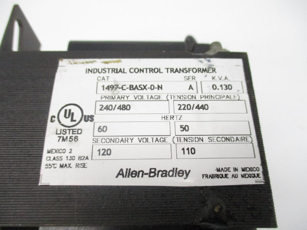 ALLEN BRADLEY 1497-C-BASX-0-N SER. A 240/480V UNMP