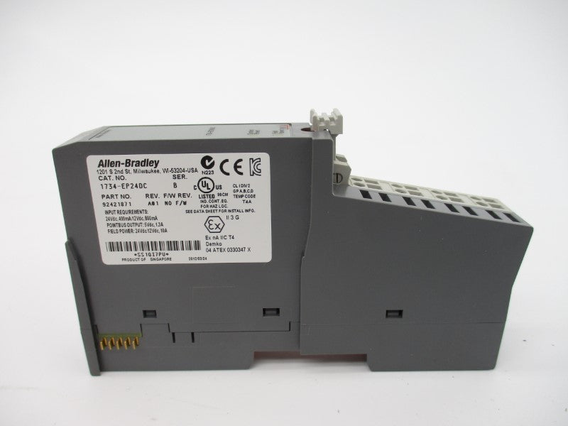ALLEN BRADLEY 1734-EP24DC SER. B 24VDC 10A REV. A01 NSMP