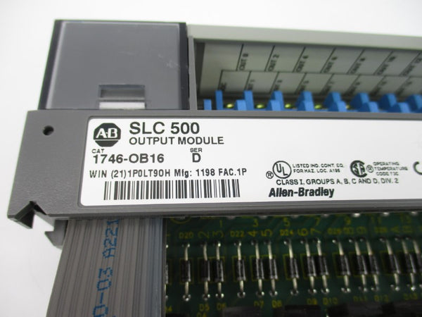 ALLEN BRADLEY 1746-OB16 SER. D 10-50VDC (AS PICTURED) NSNP