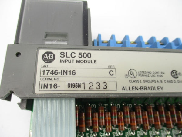 ALLEN BRADLEY 1746-IN16 SER. C 10-30VAC/DC (NO DOOR) NSNP