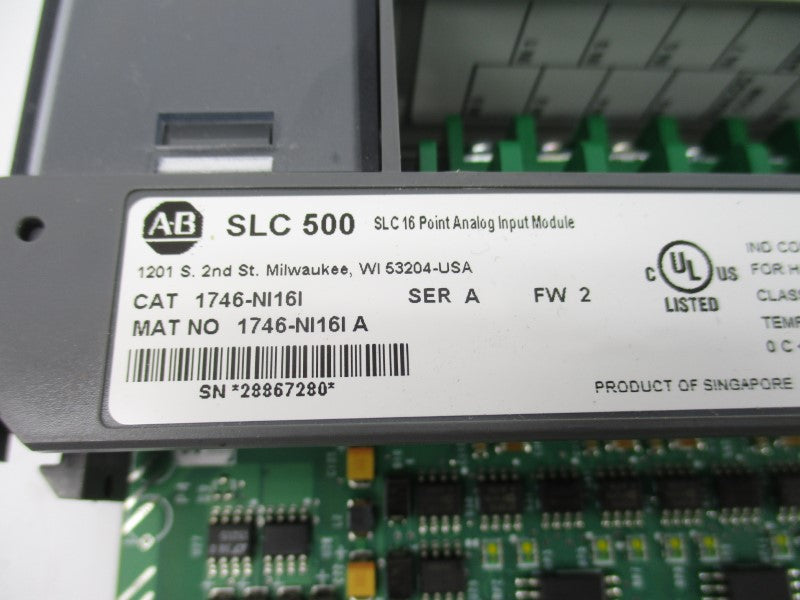 ALLEN BRADLEY 1746-NI16I SER. A F/W 2 NSNP