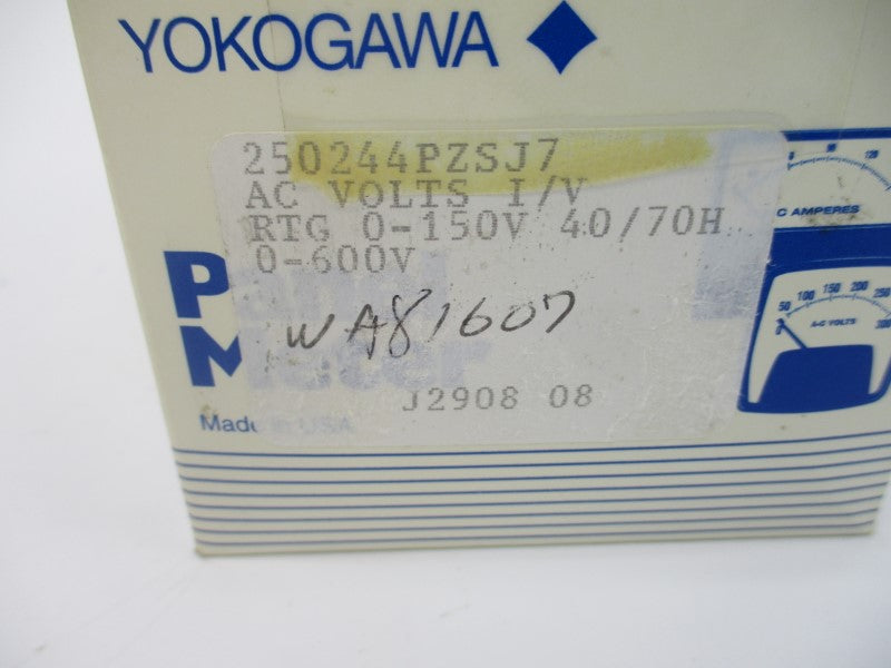 YOKOGAWA 250244PZSJ7 0-600VAC NSMP