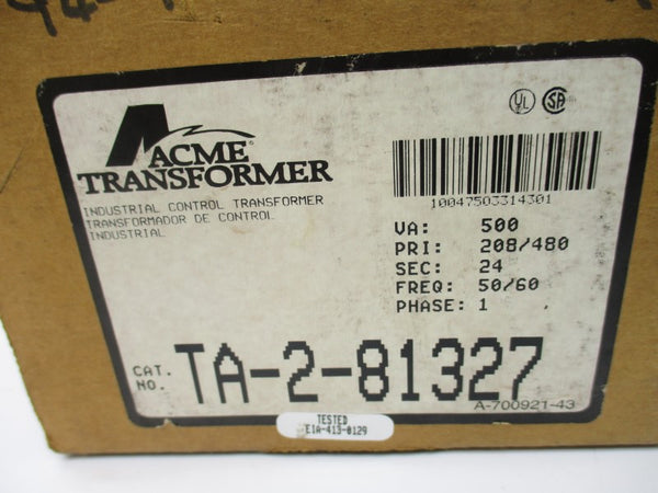 ACME TA-2-81327 208/480V NSMP