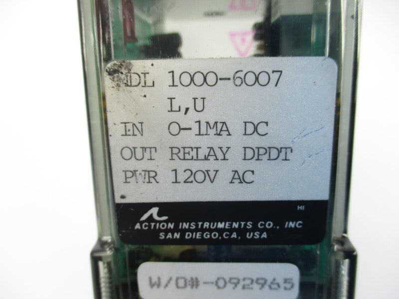 ACTION INSTRUMENTS 1000-6007 120VAC NSNP