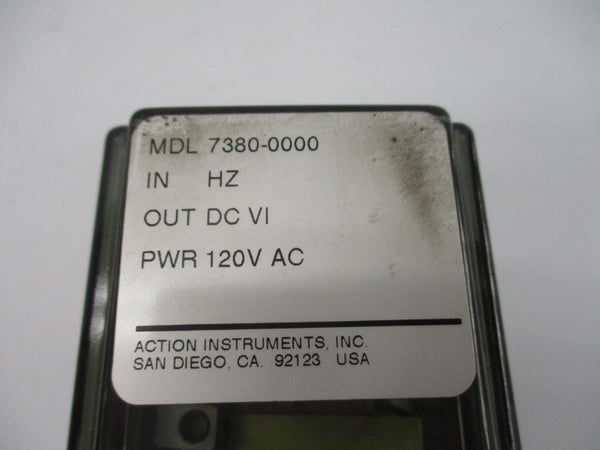 ACTION INSTRUMENTS 7380-0000 120VAC UNMP