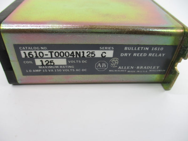 ALLEN BRADLEY 1610-T0004N125 SER. C 125VDC 1.0A NSNP