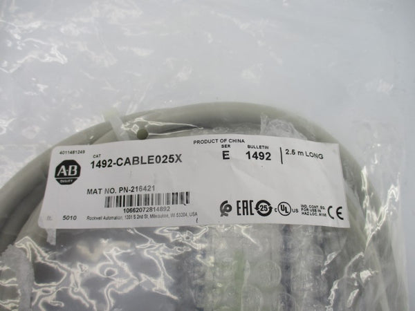 ALLEN BRADLEY 1492-CABLE025X SER. E NSMP