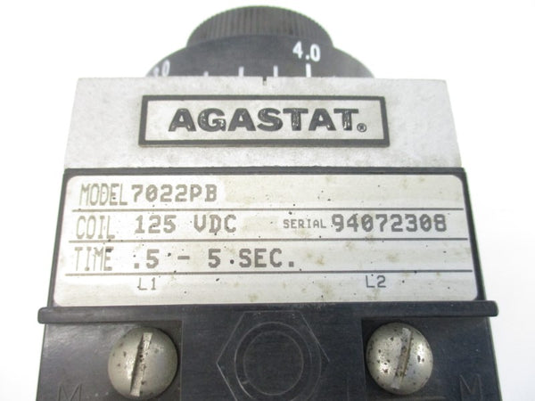 AGASTAT 7022PB 125VDC .5-5S NSNP