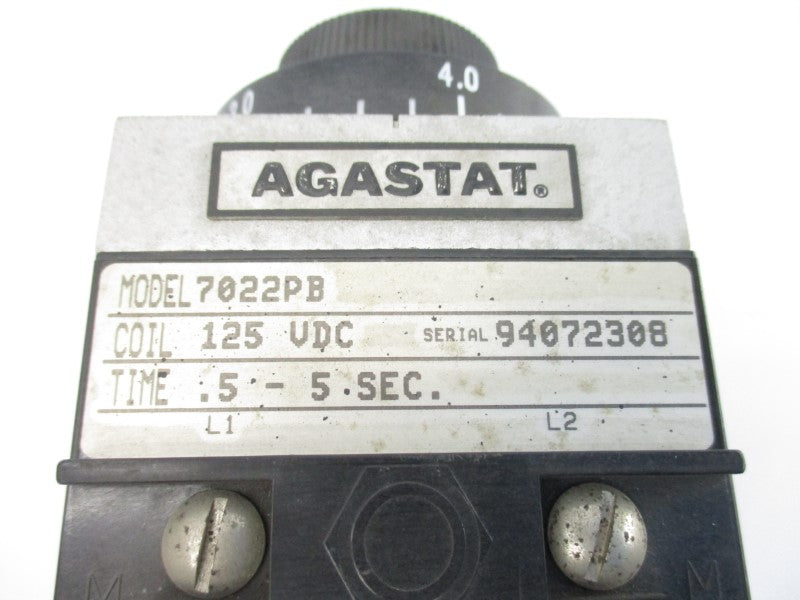AGASTAT 7022PB 125VDC .5-5S NSNP