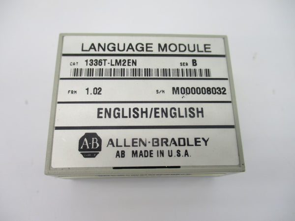 ALLEN BRADLEY 1336T-LM2EN SER. B F/W 1.02 NSNP