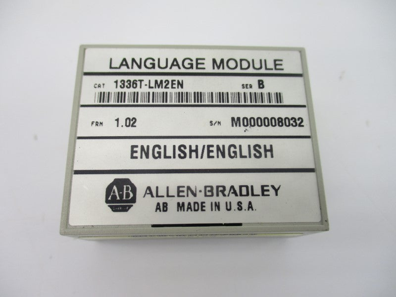 ALLEN BRADLEY 1336T-LM2EN SER. B F/W 1.02 NSNP