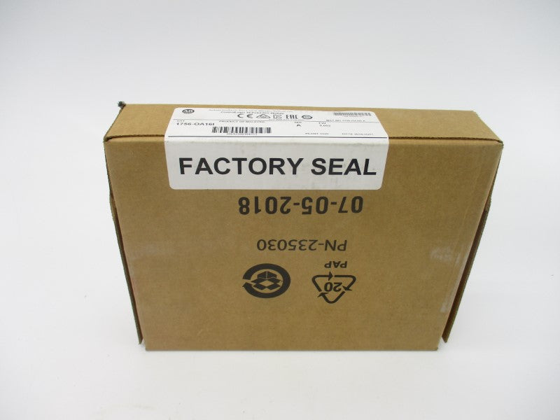 ALLEN BRADLEY 1756-OA161 SER. A F/W 3.003 DATE: 2018 NSFS