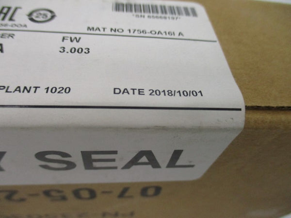 ALLEN BRADLEY 1756-OA161 SER. A F/W 3.003 DATE: 2018 NSFS